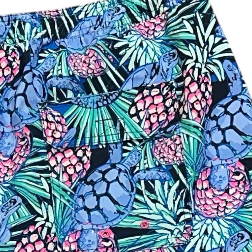 Vineyard Vines Chappy Bathing Suit Swim Trunks Sea‎ Turtles XXL Ocean Beach Pool